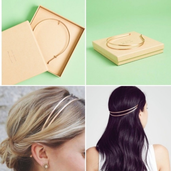 Jen Atkin x Chloe Isabel Rose Gold Headband BRAND NEW in BOX - Picture 3 of 5
